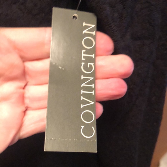 New Black Blouse by Covington size small - Picture 5 of 13